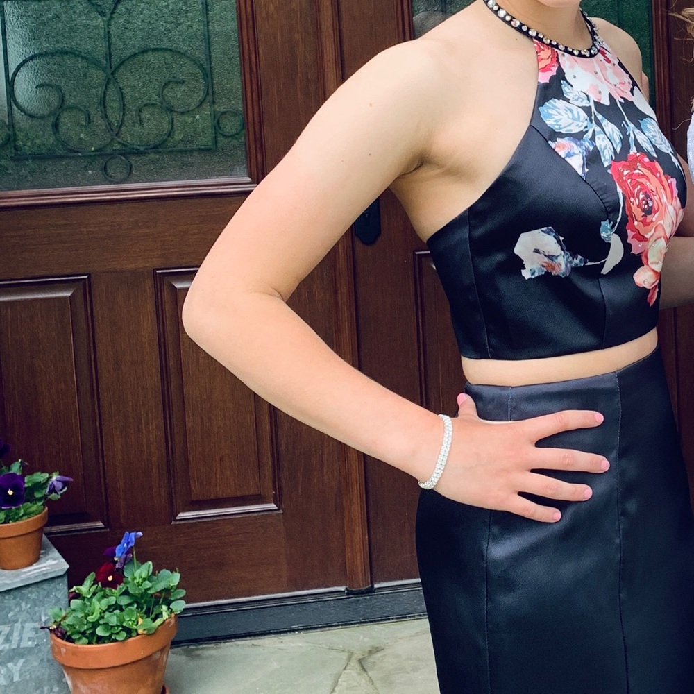 Floral prom dress